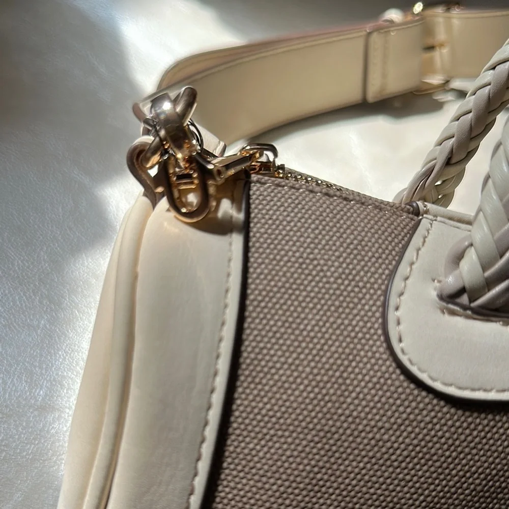 True Religion Beige and Cream Women's Bag
